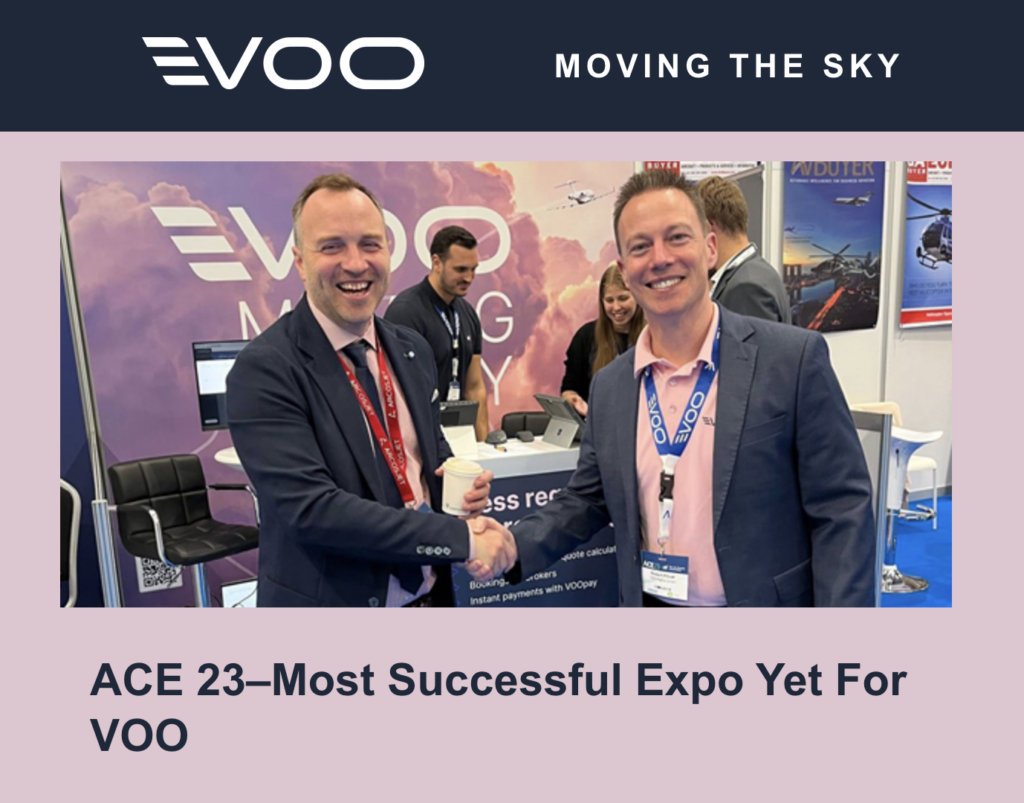 VOO ACE23 Monthly September Newsletter
