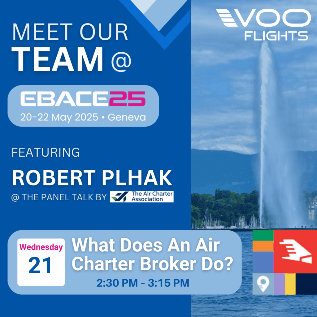 EBACE 25 EBACE VOO Flights Returns to EBACE and Will Join The ACA Panel Talk
